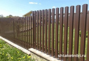 Штакетник широкий 115 мм 8017 шоколад в городе Темиртау